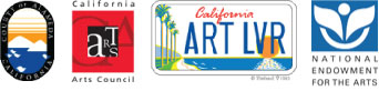 alameda county logo, california arts council logo, CAC art license plate, national endowment for the arts logo